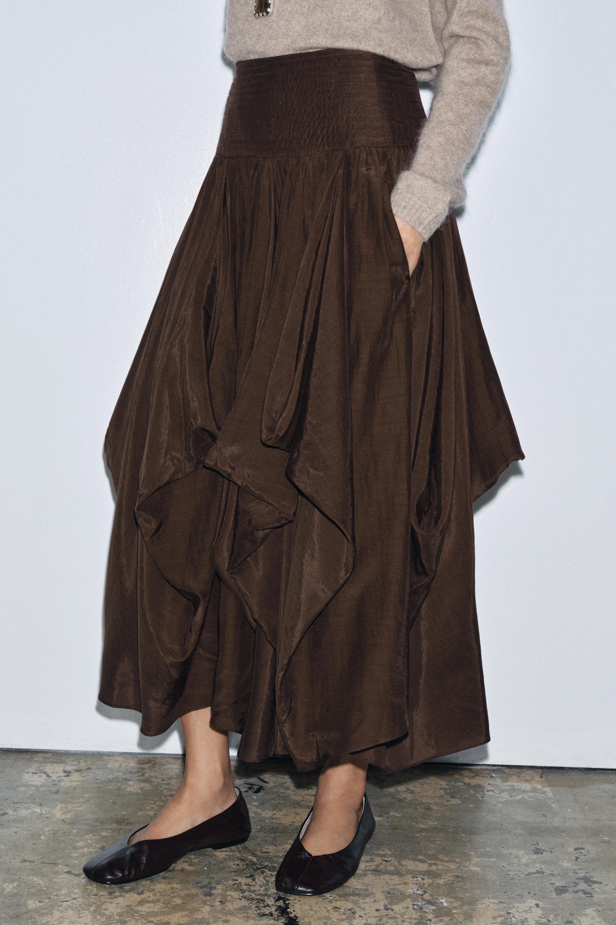 JUPE MI-LONGUE À VOLUME ZW COLLECTION